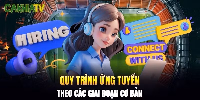 Quy trình ứng tuyển theo các giai đoạn cơ bản